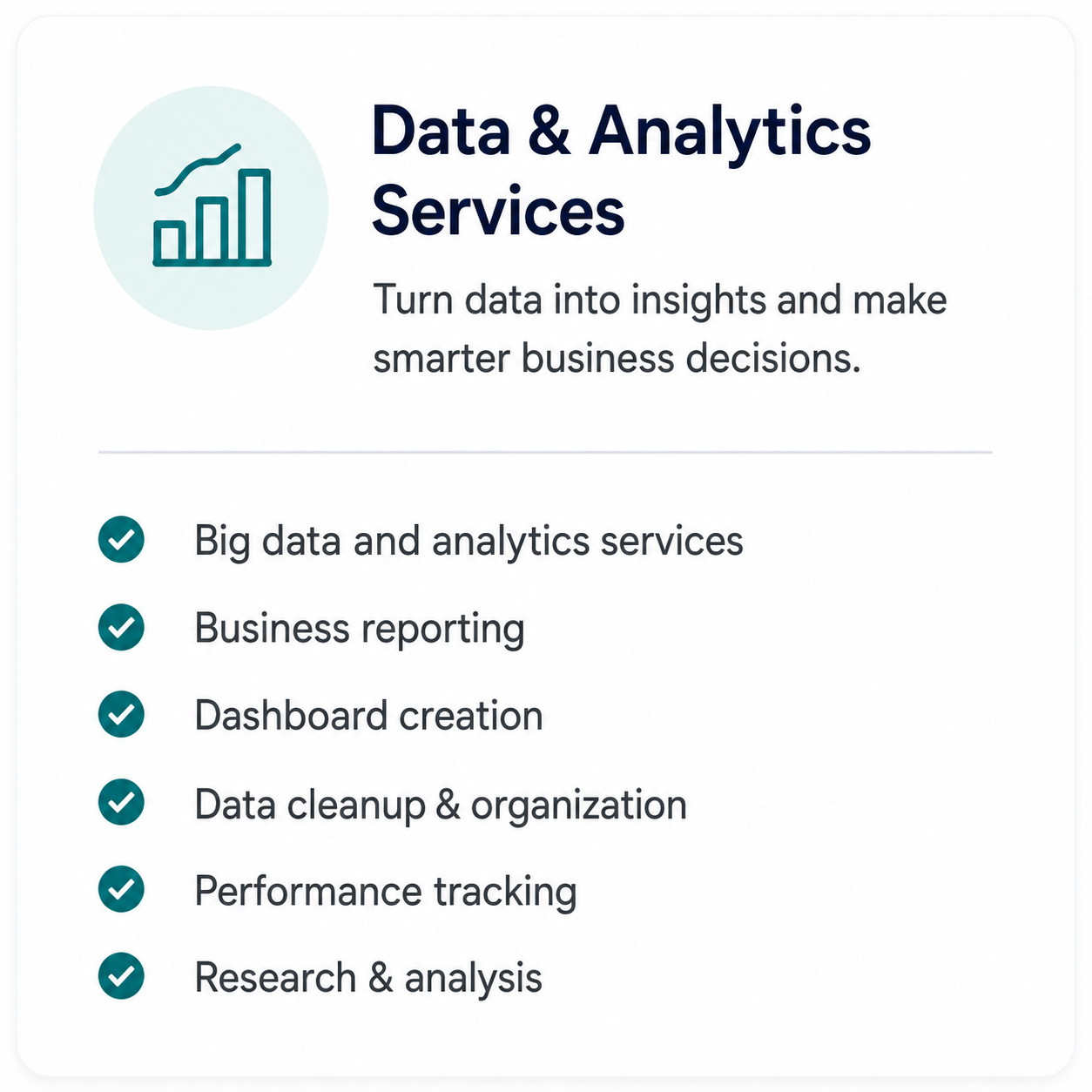 Data and Analytics Services